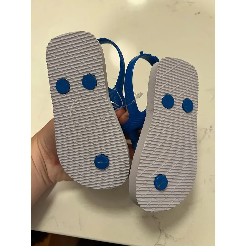 NWT Tropic Sun Toddler Shark Flip Flops 7/8